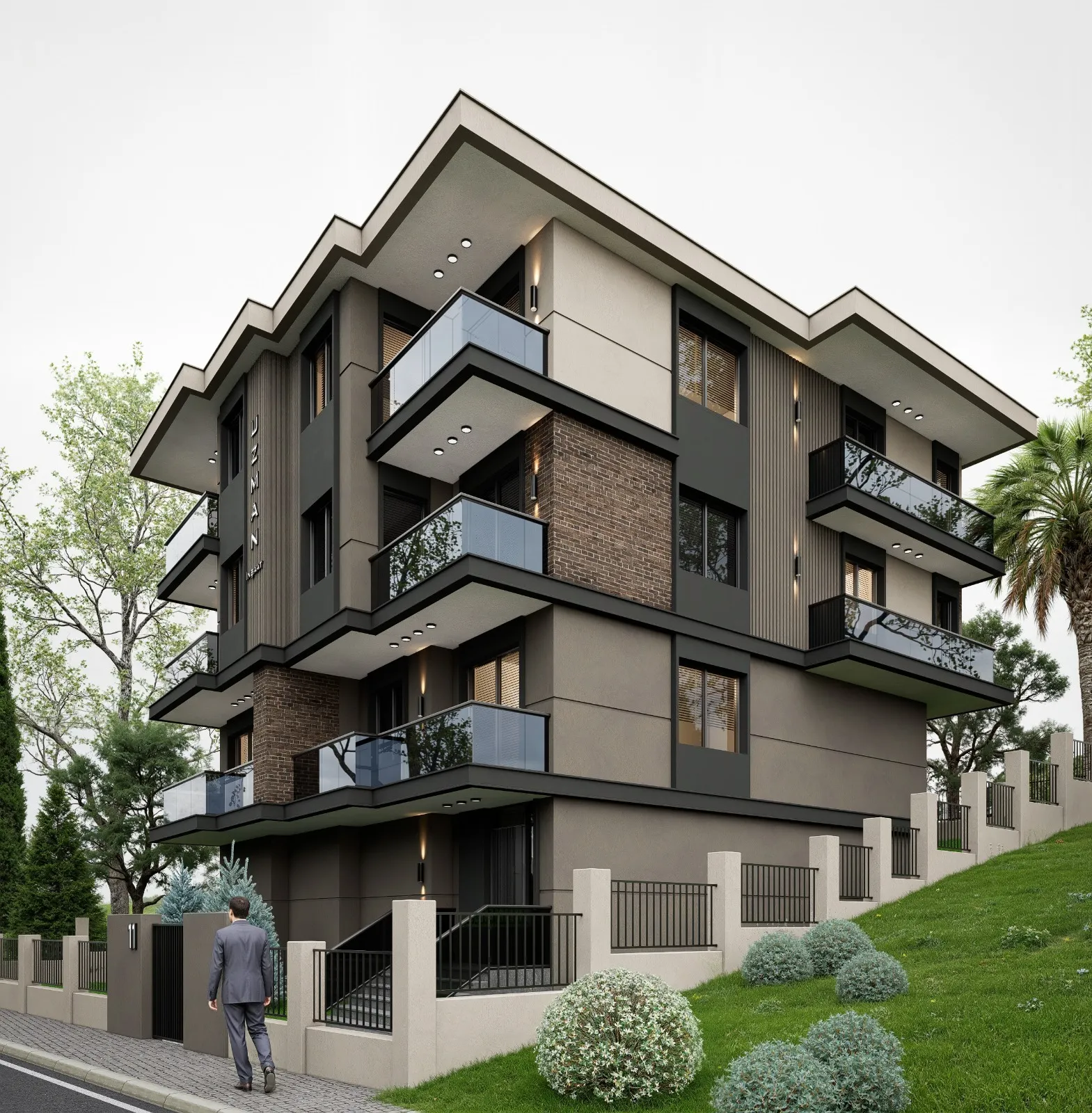 Kuzey Living Gömeç Mühendislik Modern Dış Cephe